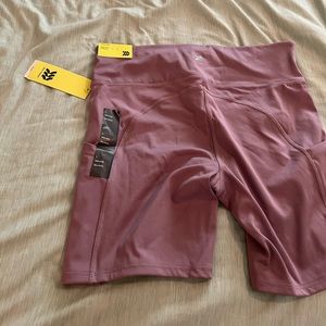 NWT All In Motion Mauve Bike Shorts